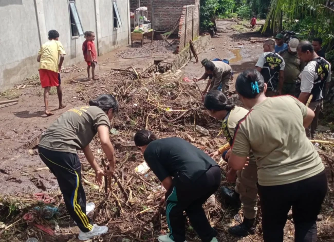 bekas banjir