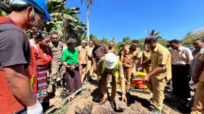 Bupati Lembata Letakkan Batu Pertama TK St. Yoseph Ile Kimok, Wujudkan Harapan 23 Tahun Masyarakat